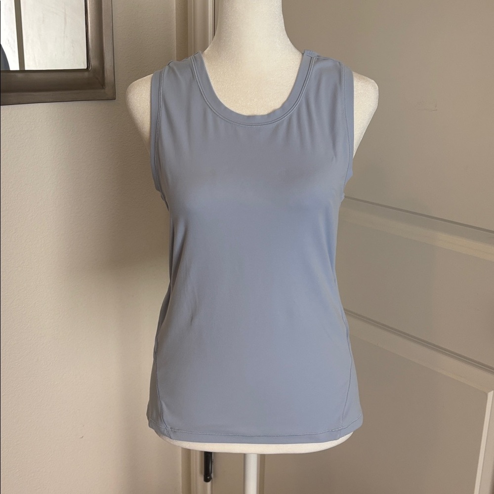 Lululemon Light Blue Sleeveless Workout Top